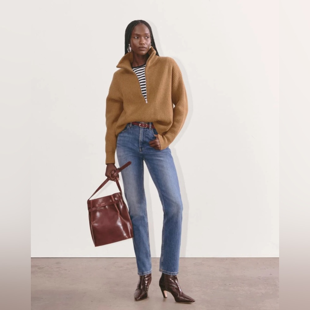 Everlane The Half-zip Sweater in Luxe Merino